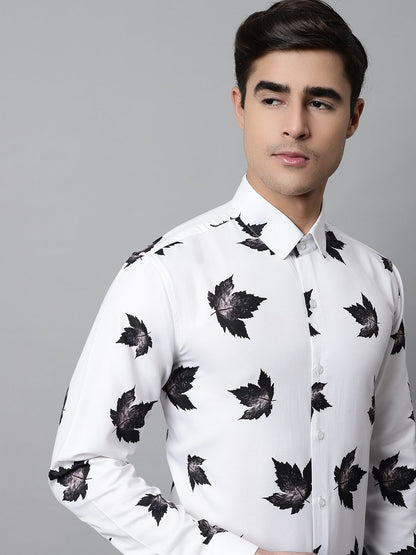 Jainish Men's Regular Fit Printed Pure Cotton Formal Shirt - Distacart
