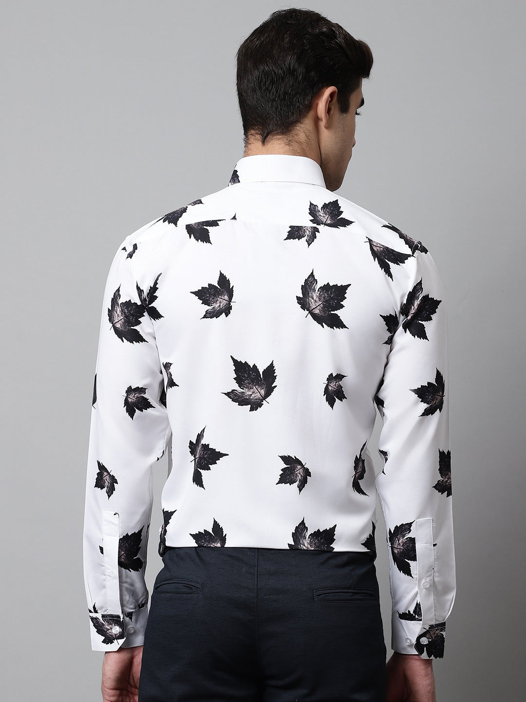 Jainish Men's Regular Fit Printed Pure Cotton Formal Shirt - Distacart