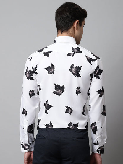Jainish Men's Regular Fit Printed Pure Cotton Formal Shirt - Distacart