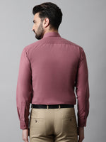Thumbnail for Jainish Men's Maroon Classic Slim Fit Solid Formal Shirt - Distacart