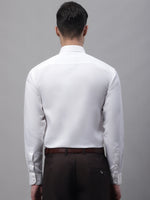 Thumbnail for Jainish Men's White Dobby Textured Formal Shirt - Distacart
