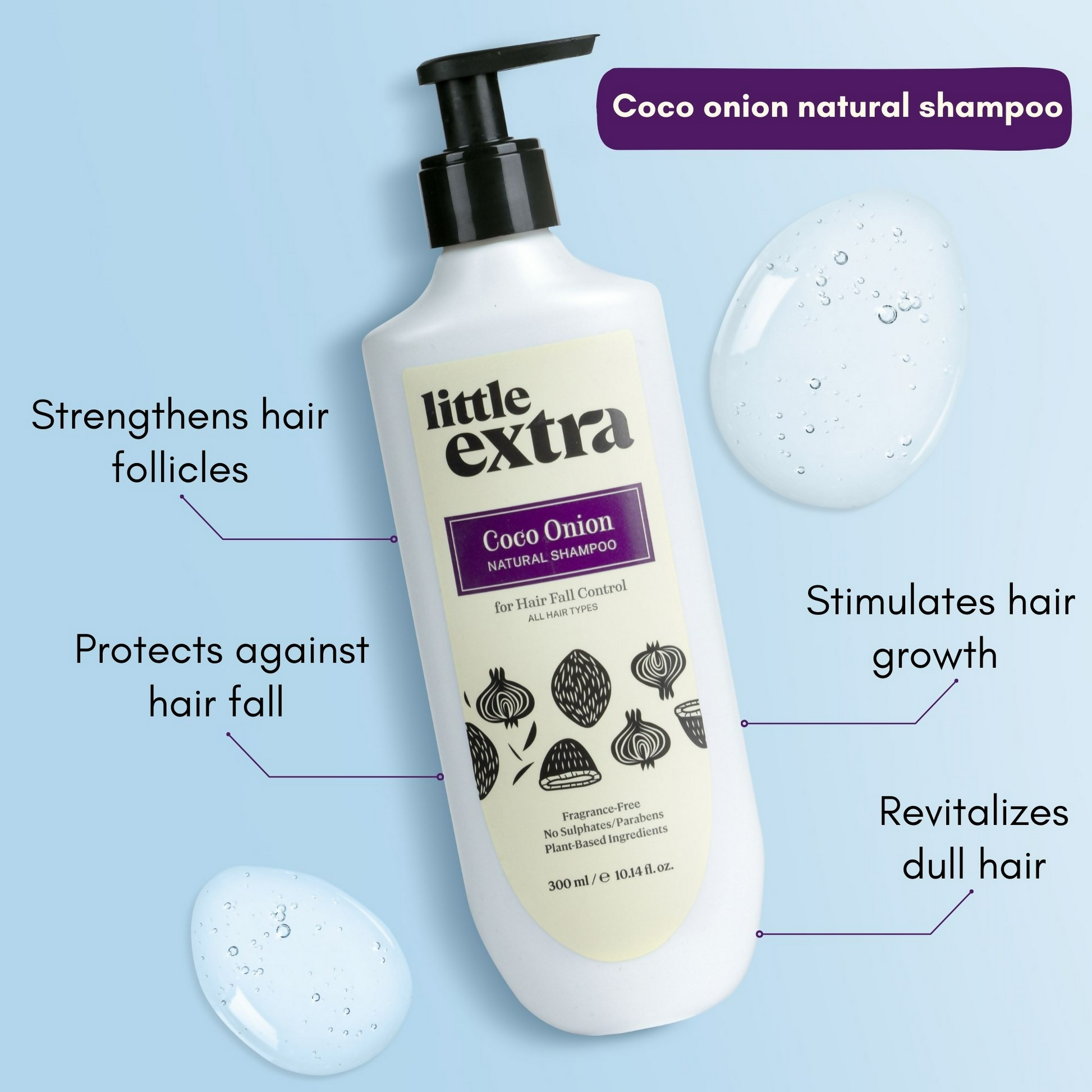 Little Extra Shampoo & Conditioner For Hair Fall Control - Distacart
