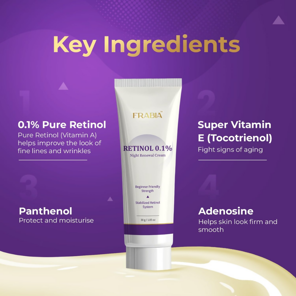 Frabia Retinol 0.1 Night Cream - Dista