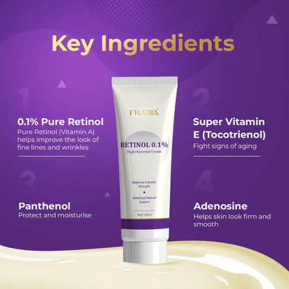 Frabia Retinol 0.1 Night Cream - Dista