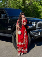 Thumbnail for SIE Heavy Colorful Design Pure Jimmy Choo Silk Fabric Salwar Suit