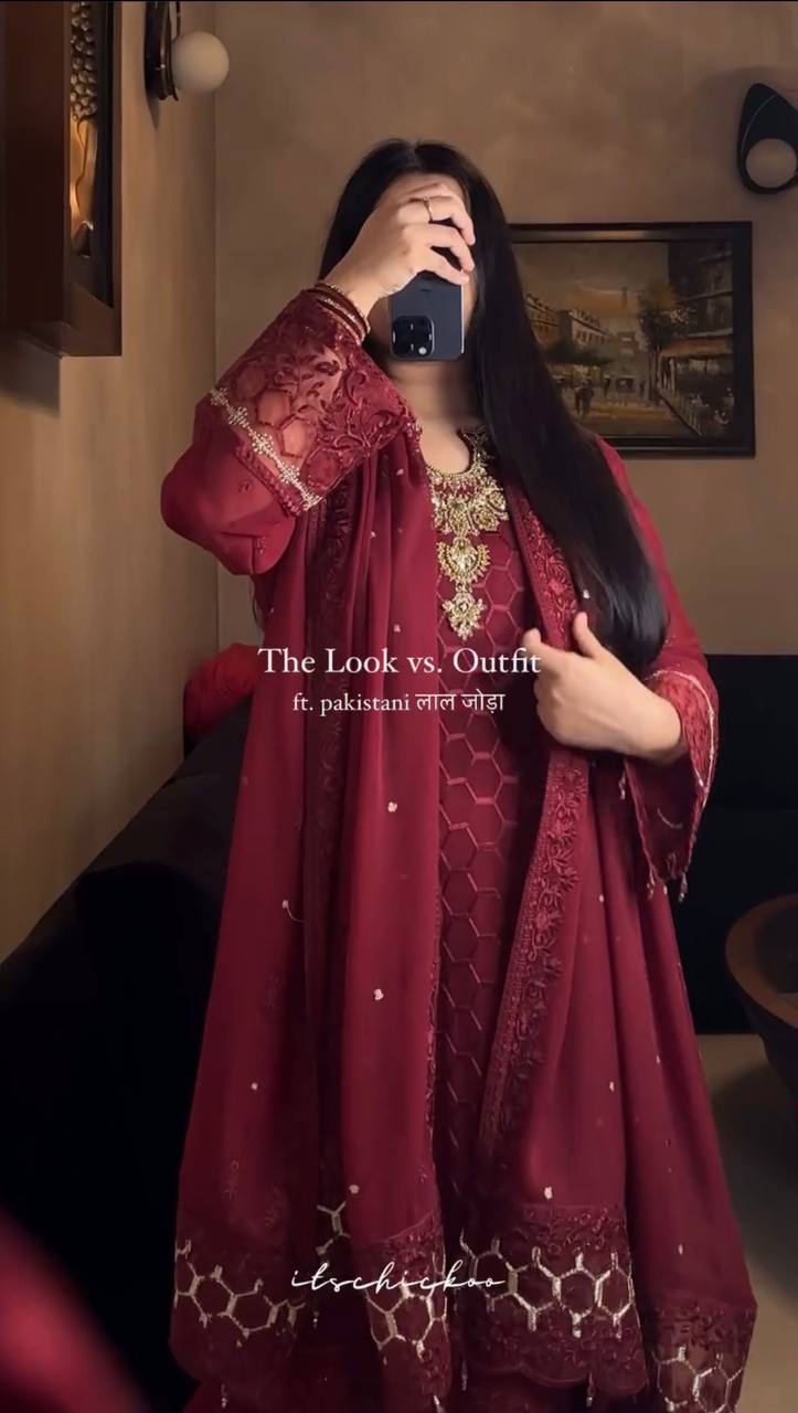 SIE Party Special Heavy Faux Georgette Salwar Kameez