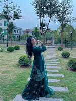 Thumbnail for SIE Traditional Design Party Wear Heavy Faux Georgette Salwar Kameez