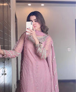 Thumbnail for SIE Gorgeous Color Wedding Special Faux Georgette Salwar Suit