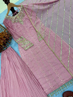 Thumbnail for SIE Gorgeous Color Wedding Special Faux Georgette Salwar Suit