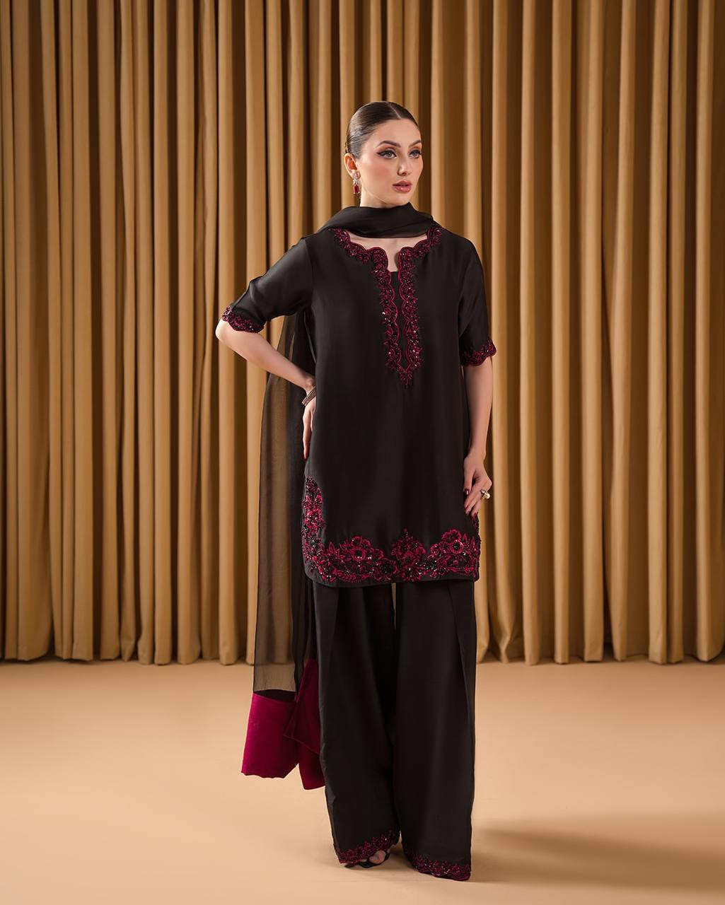 SIE Evening Night Party Special Pure Silk Fabric Fancy Suit Collection