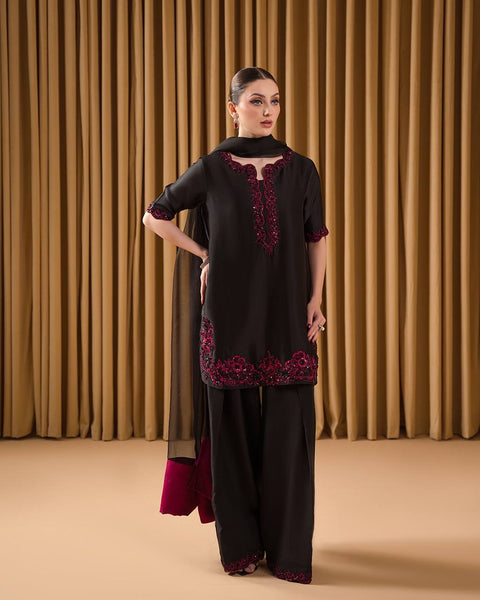 SIE Evening Night Party Special Pure Silk Fabric Fancy Suit Collection