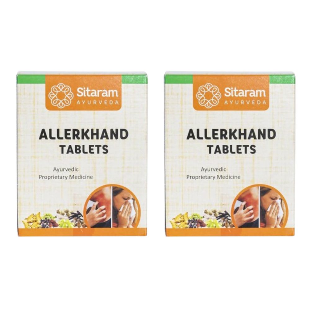 Sitaram Ayurveda Allerkhand Tablets - Distacart