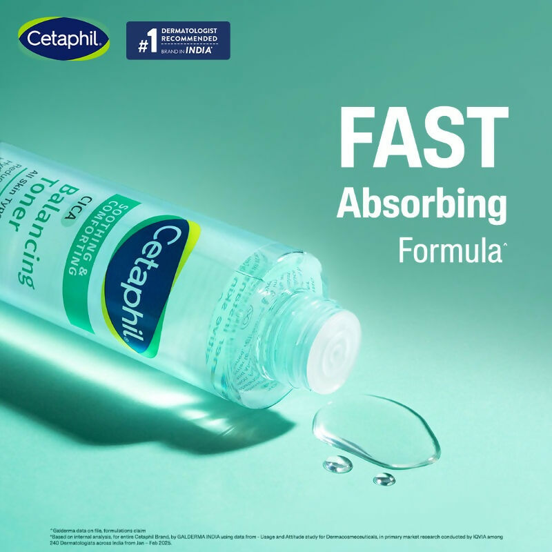 Cetaphil CICA Toner, Skin Barrier Protection, Reduces Irritation - Distacart