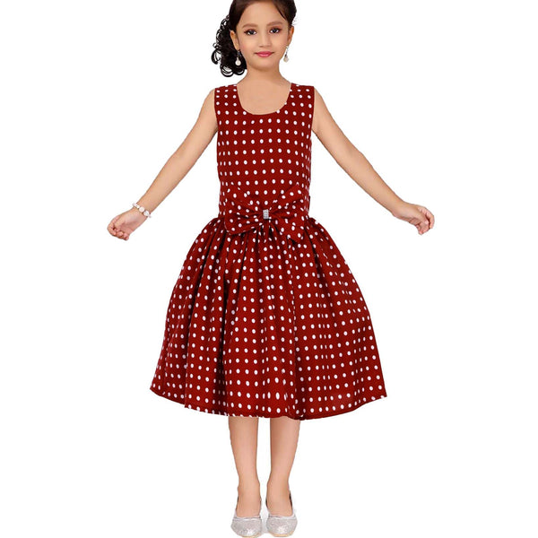 Asmaani Kids Party Wear Stylish Dresses, Perfect for Parties, Functions & Vacations - Maroon