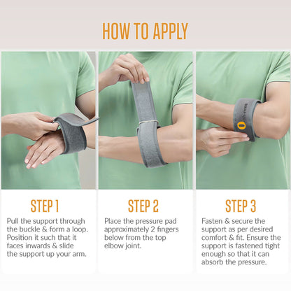 Orth-rem Tennis Elbow Support Brace Strap For Men & Women - Distacart