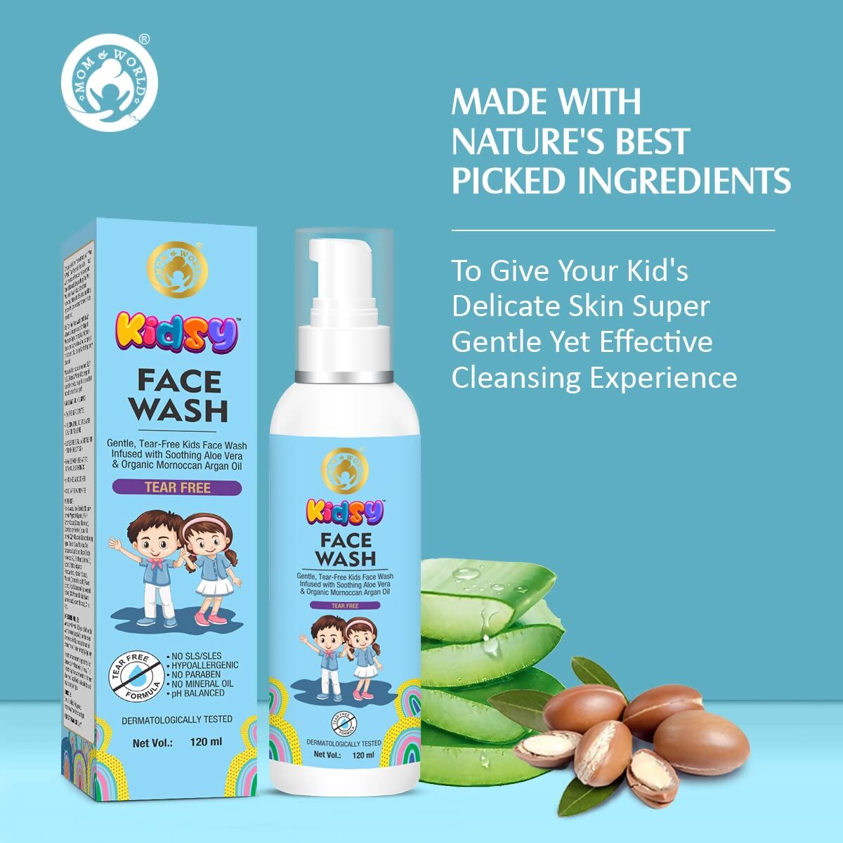 Mom & World Kidsy Face Wash - Distacart
