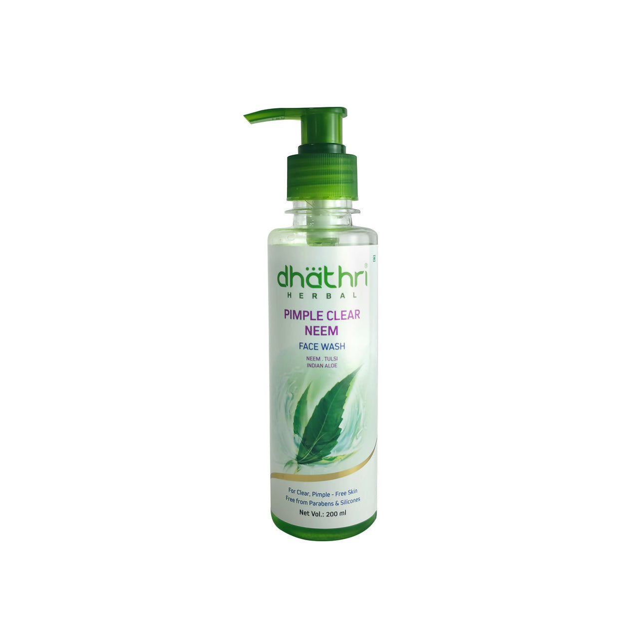Dhathri Neem Facewash For Pimples, Reduces Acne and Cleanses Pores - Distacart