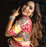 Thumbnail for Malishka Muslin Cotton With Digital Print Navratri Special Lehenga Choli Set - Multi - Distacart