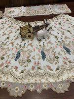 Thumbnail for Malishka Faux Georgette With Sequins Embroidery Work Navratri Special Lehenga Choli Set - Multi - Distacart