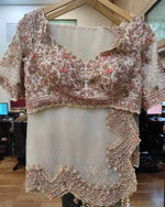 Thumbnail for Malishka Faux Georgette With Sequins Embroidery Work Navratri Special Lehenga Choli Set - Multi - Distacart
