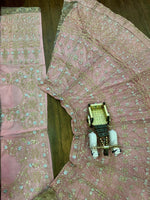 Thumbnail for Malishka Soft Butterfly Net With Sequins Embroidery Work Navratri Special Lehenga Choli Set - Multi - Distacart