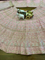 Thumbnail for Malishka Soft Butterfly Net With Sequins Embroidery Work Navratri Special Lehenga Choli Set - Multi - Distacart
