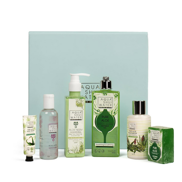 Aqua Shui Water Body Care Gift Set For Women 6-Piece Luxury Skincare Kit - Distacart