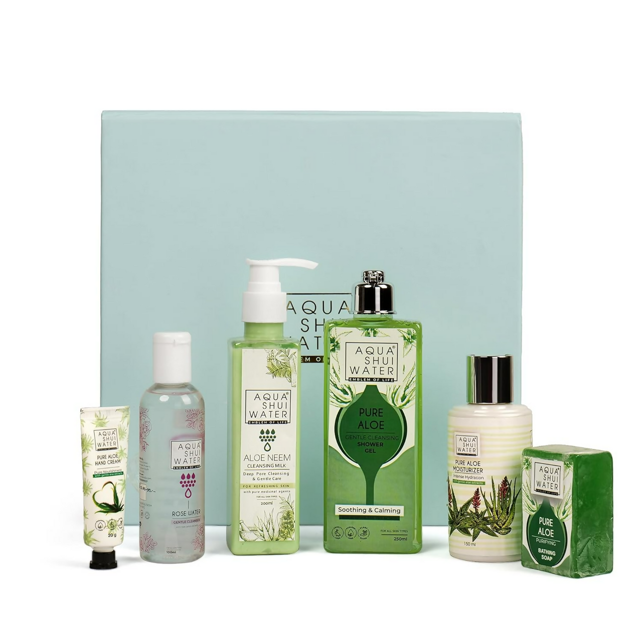 Aqua Shui Water Body Care Gift Set For Women 6-Piece Luxury Skincare Kit - Distacart