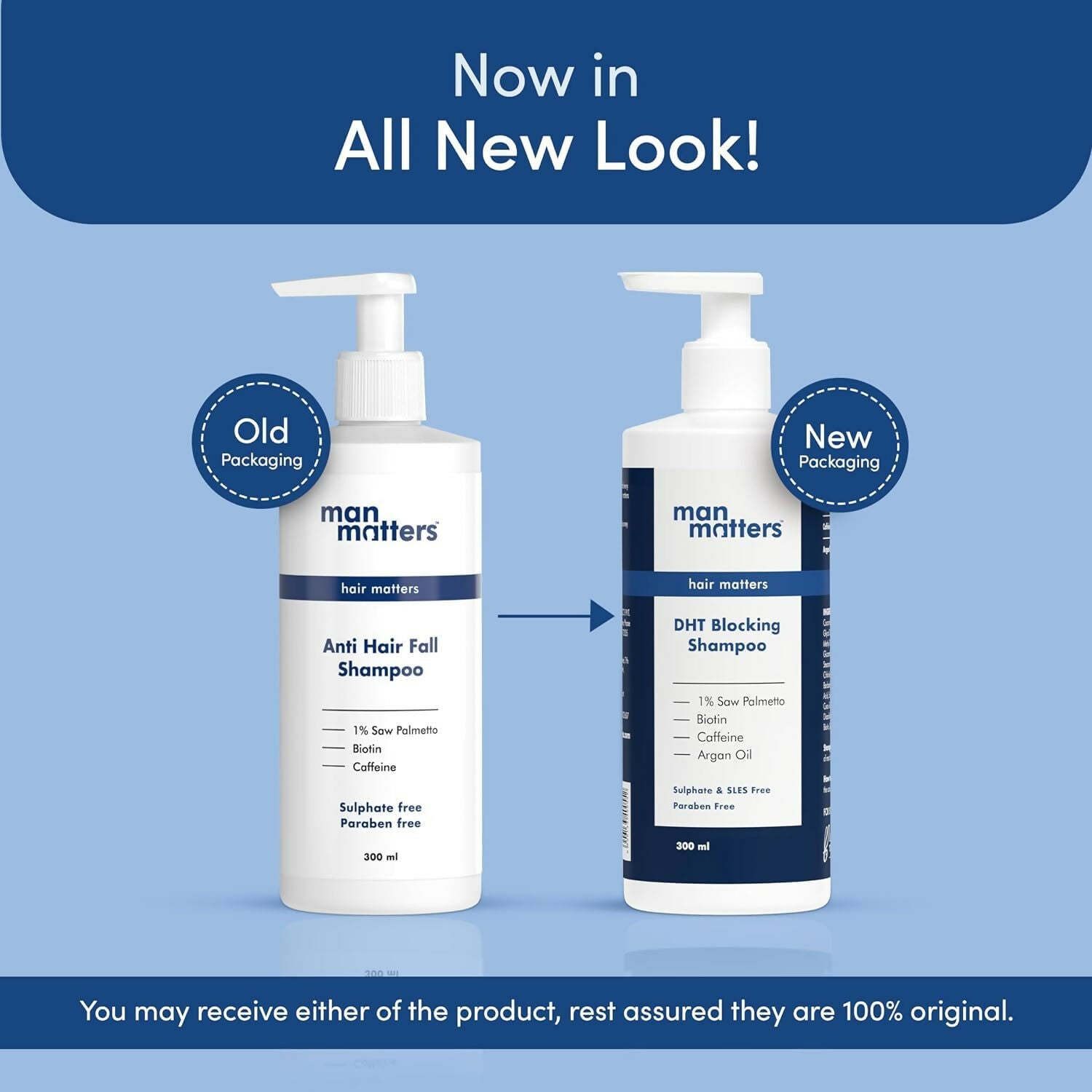 Man Matters Anti Hair Fall Shampoo And Conditioner For Men - Distacart