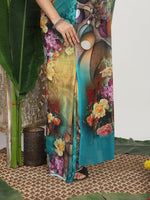 Thumbnail for Shivam Fabrics Multi Color Georgette Fabric Printed Saree