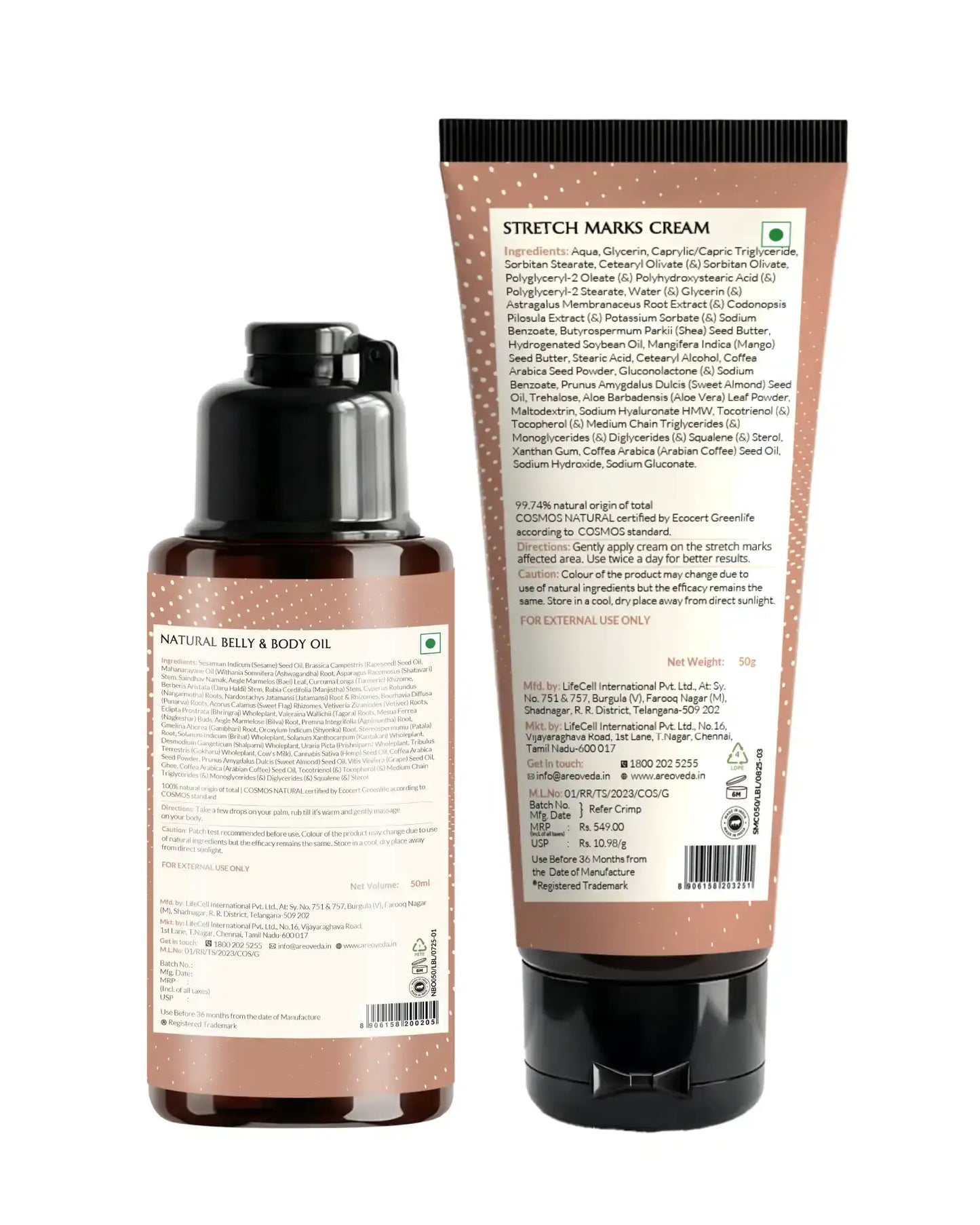 AreoVeda Stretch Marks Repair Bundle - Distacart