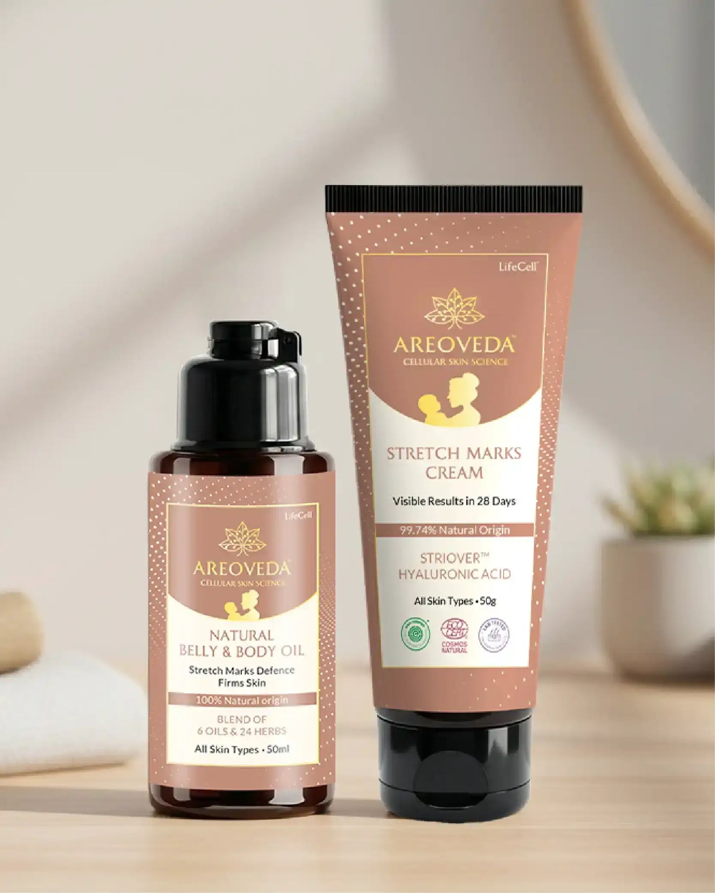 AreoVeda Stretch Marks Repair Bundle - Distacart