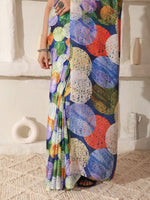 Thumbnail for Shivam Fabrics Multi Color Turkey Fabric Printed Saree
