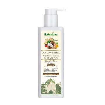 Rajasthan Herbals Coconut Milk Multi Vitamin & Peptide Shampoo - Distacart