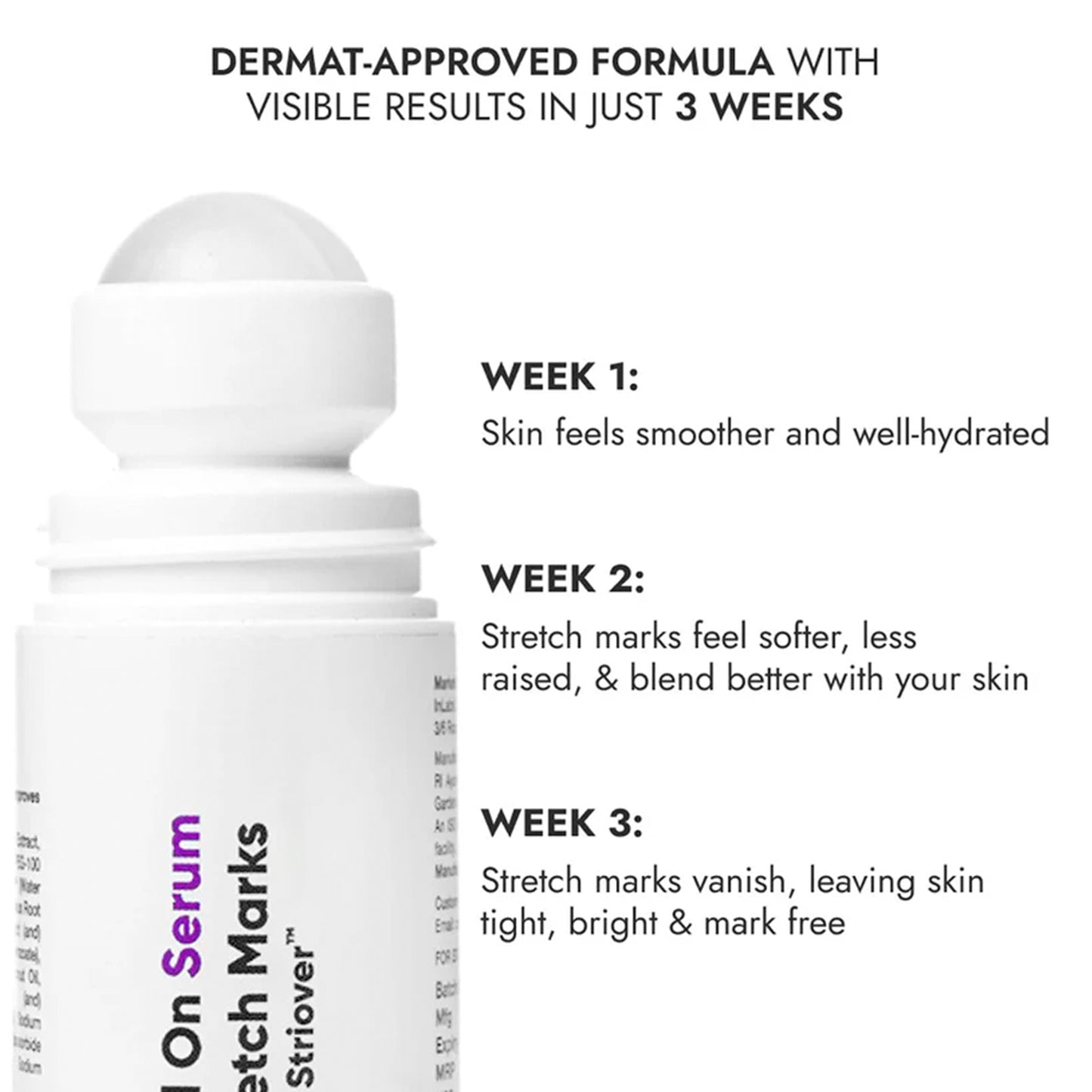 Cos-IQ Stretch Marks Removal Roll-On Serum with Striover - Distacart