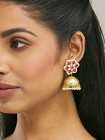 Thumbnail for Nuyug 22k Gold-Plated Jhumkas