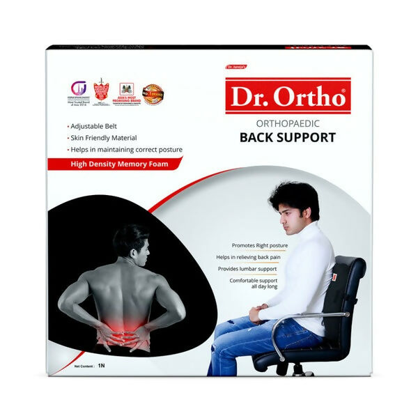Dr. Ortho An orthopaedic Back Support (Memory foam) & Lumbo Sacral Support Belt Combo - Distacart