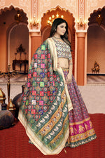 Thumbnail for Sonakshi Women's Multicolor Dola Silk Digital Printed Lehenga Choli With Dupatta
