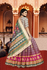 Thumbnail for Sonakshi Women's Multicolor Dola Silk Digital Printed Lehenga Choli With Dupatta