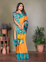 Thumbnail for Sonakshi Women's Fenta Banarasi Silk Zari Woven Traditional Saree with Blouse