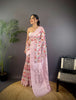 Sonakshi Women's Move Blend Silk Jacquard Woven Traditional Saree with Blouse - Distacart