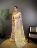 Sonakshi Women's Chandan Blend Silk Jacquard Woven Traditional Saree with Blouse - Distacart