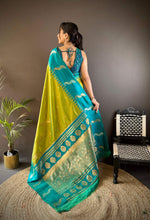 Thumbnail for Sonakshi Women's Parrot Soft Banarasi Silk Zari Weaving Traditional Saree with Blouse - Distacart