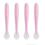 Thumbnail for Safe-O-Kid Soft Tip Silicone Spoon, Pink For Kids Protection