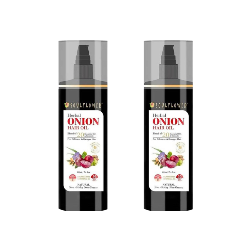 Soulflower Herbal Onion Hair Growth Oil - Distacart