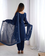 Thumbnail for Lehenga Mart Designer Salwar Suit for Women or Girls - Blue - Distacart