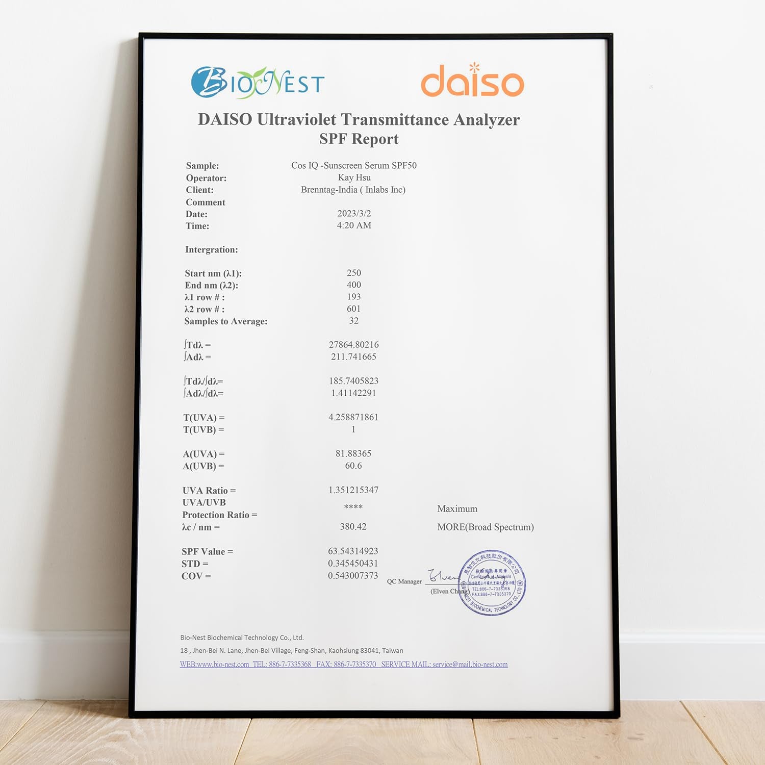 Cos-IQ Outdoor Sunscreen Serum SPF 50 PA++++