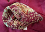 Thumbnail for Kia Fashions Wine Georgette Multi Color Emb & Sqn Readymade Blouse - Distacart
