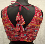Thumbnail for Kia Fashions Hot Pink Multi Color Embroidered Readymade Blouse - Distacart