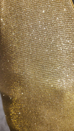 Thumbnail for Kia Fashions Gold Lustre Dual Tone Glitter Fabric Readymade Blouse - Distacart